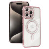Bling Magsafe Case for Iphone 14 Pro Max pink