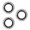 Tempered Glass HARD DIAMOND for camera (LENS) for Iphone 13 Pro/13 Pro Max silver (lens 3 pieces)