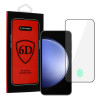 Tel Protect Full Glue 6D Tempered Glass for SAMSUNG GALAXY S22/S23 BLACK (with fingerprint unlock)