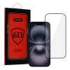 Tel Protect Full Glue 6D Tempered Glass for IPHONE 16 PLUS BLACK