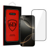 Tel Protect Full Glue 6D Tempered Glass for IPHONE 16 PRO/17 BLACK