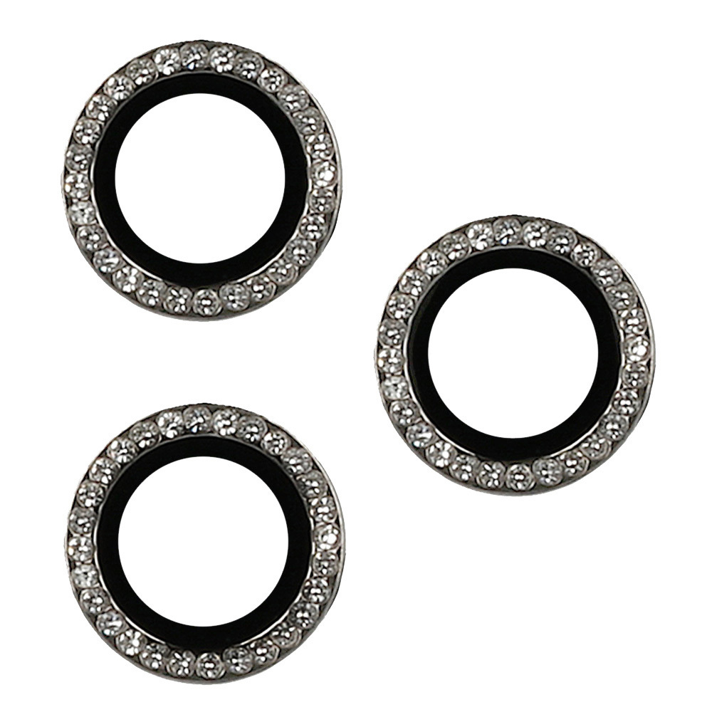 Tempered Glass HARD DIAMOND for camera (LENS) for Iphone 16 Pro/16 Pro Max grey (lens 3 pieces)