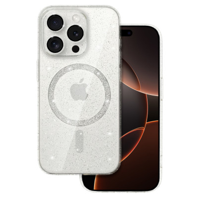 Glitter Magsafe Case for Iphone 16 Pro transparent