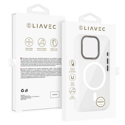 Liavec Hybrid Magsafe Clear Case for Iphone 16 Pro