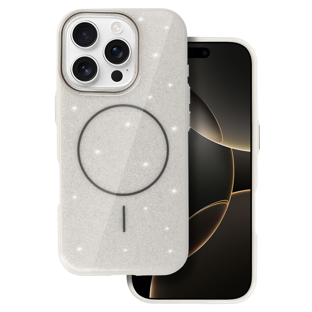 Magsafe Slim Shiny for Iphone 15 silver