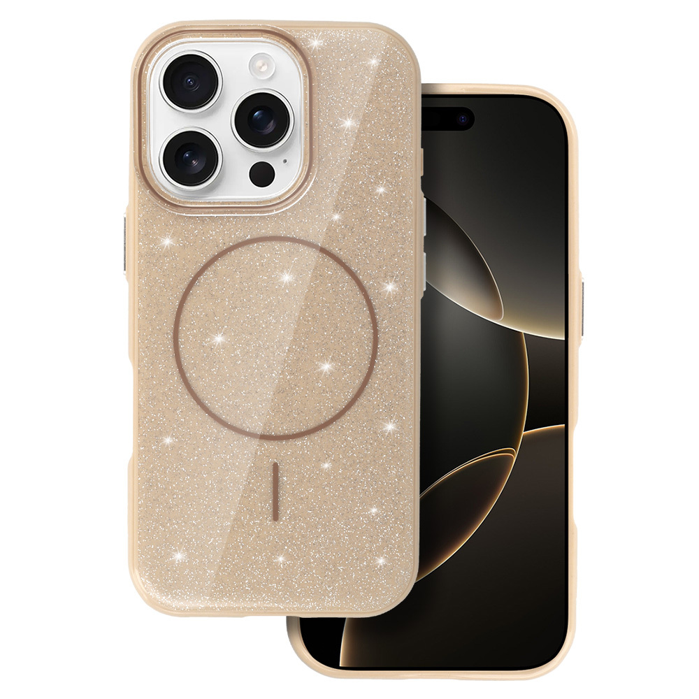 Magsafe Slim Shiny for Iphone 16 Pro gold