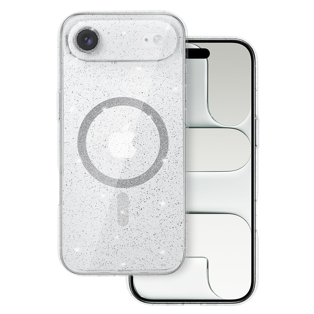 Glitter Magsafe Case for Iphone 17 Air transparent