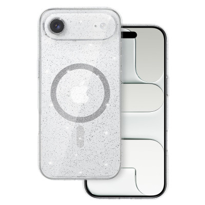 Glitter Magsafe Case for Iphone 17 Air transparent