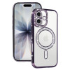 Bling Magsafe Case for Iphone 17 purple