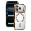 Bling Magsafe Case for Iphone 17 Pro Max gold