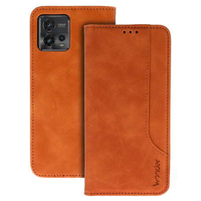 Wonder Prime Case for Motorola Moto G72 brown