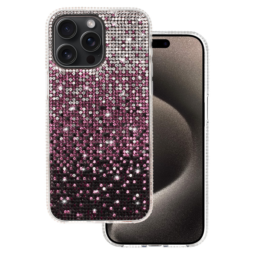 Tel Protect Diamond Case for Iphone 15 Plus burgundy