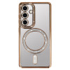 Bling Magsafe Case for Samsung Galaxy A35 5G gold