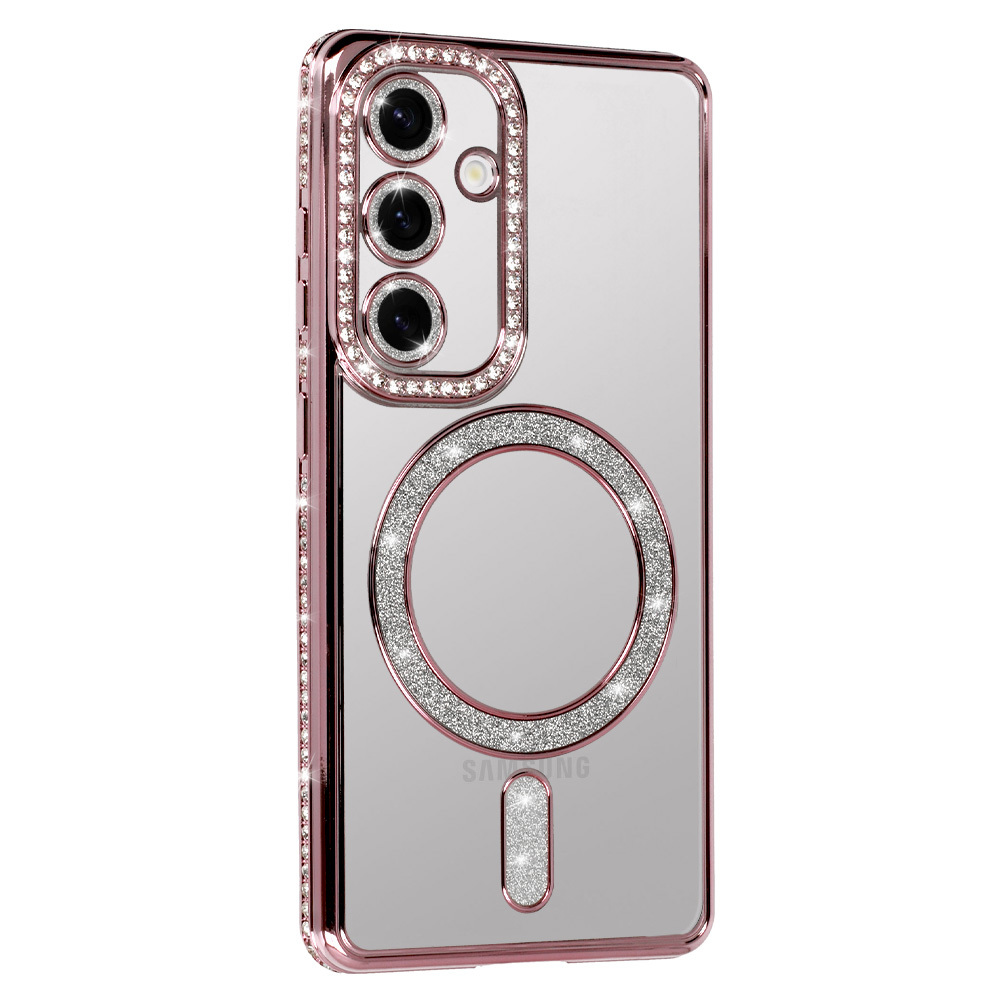 Bling Magsafe Case for Samsung Galaxy A16 4G/5G pink