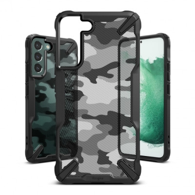 Ringke Fusion X Θήκη - Samsung Galaxy S22 Plus 5G - Camo Black (8809848202711)