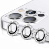 Tempered Glass HARD DIAMOND for camera (LENS) for Iphone 13 Pro/13 Pro Max silver (lens 3 pieces)