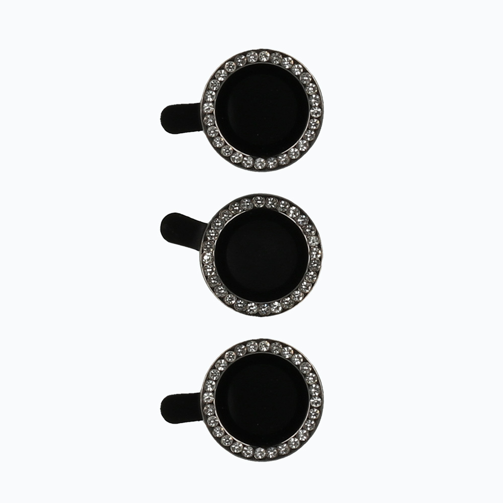 Tempered Glass HARD DIAMOND for camera (LENS) for Samsung Galaxy S23 Plus black (lens 3 pieces)