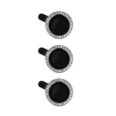 Tempered Glass HARD DIAMOND for camera (LENS) for Samsung Galaxy S24 silver (lens 3 pieces)