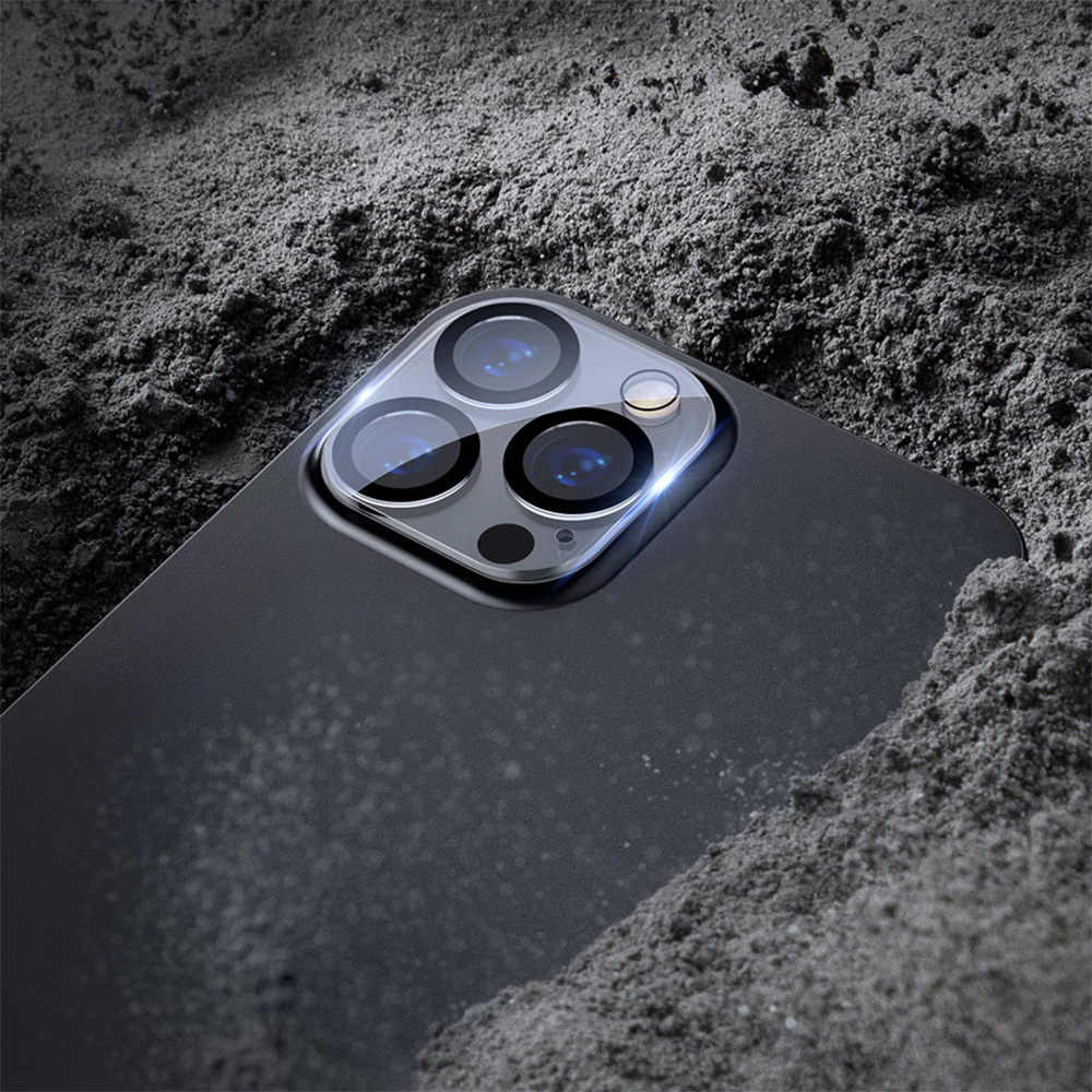 Tempered Glass HARD SILK PRINT for camera (LENS) for Iphone 16/16 Plus (island)