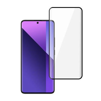 Tel Protect Full Glue 6D Tempered Glass for XIAOMI REDMI NOTE 13 PRO PLUS 5G BLACK