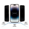 Tempered Glass Privacy Glass for SAMSUNG GALAXY S24 FE BLACK