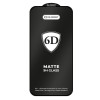 Tel Protect Full Glue 6D Matt Tempered Glass for Iphone 14 Pro Max Black