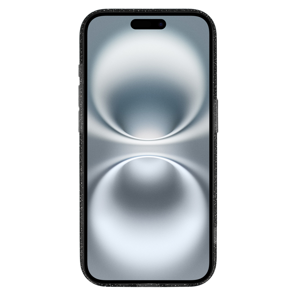 Glitter Magsafe Case for Iphone 16 black clear