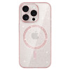 Glitter Magsafe Case for Iphone 16 Pro Max pink clear