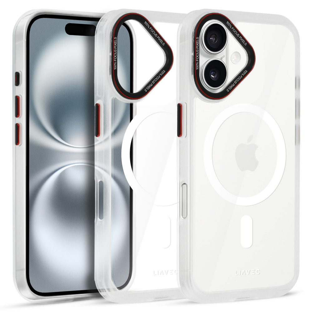 Liavec Hybrid Magsafe Clear Case for Iphone 16