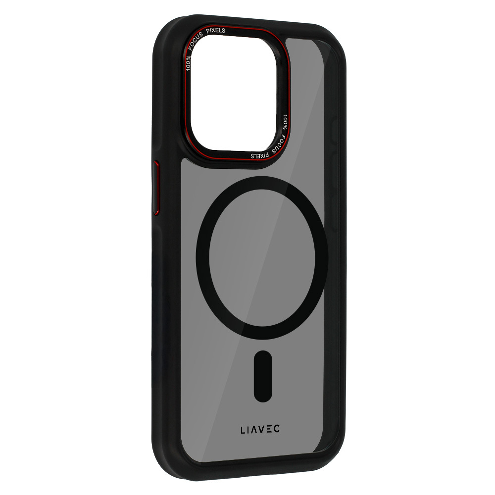 Liavec Hybrid Smoke Magsafe Case for Iphone 15 Pro Max