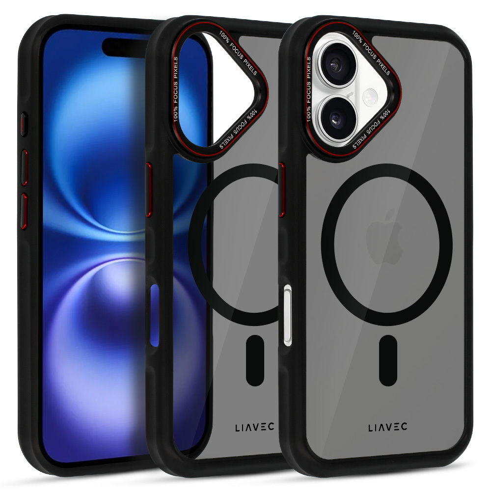 Liavec Hybrid Smoke Magsafe Case for Iphone 16