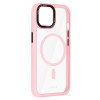Liavec Hybrid Magsafe Clear Case for Iphone 15 light pink