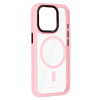 Liavec Hybrid Magsafe Clear Case for Iphone 15 Pro Max light pink