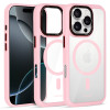 Liavec Hybrid Magsafe Clear Case for Iphone 16 Pro Max light pink