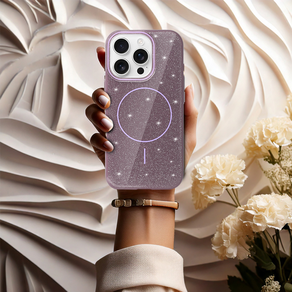 Magsafe Slim Shiny for Iphone 14 Pro Max purple