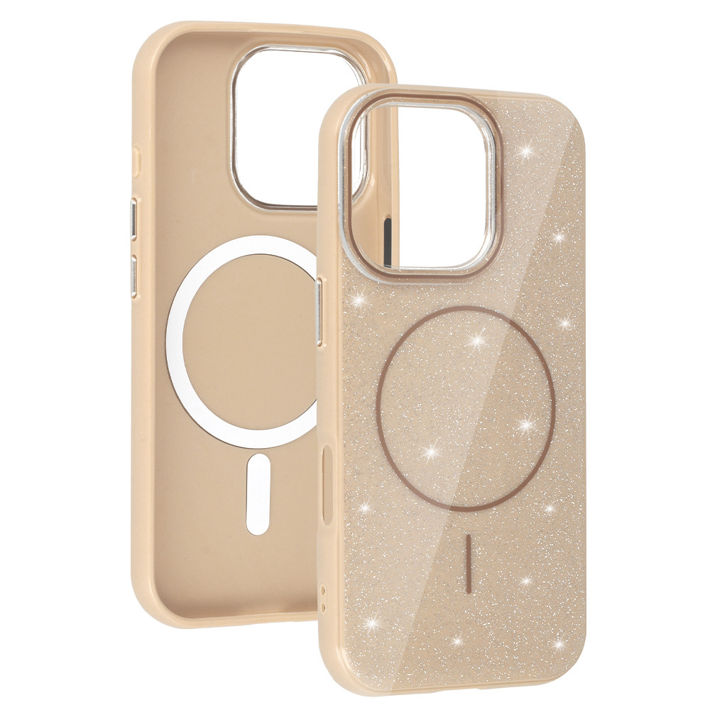 Magsafe Slim Shiny for Iphone 16 Pro gold