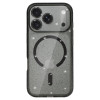 Glitter Magsafe Case for Iphone 17 Pro Max black clear