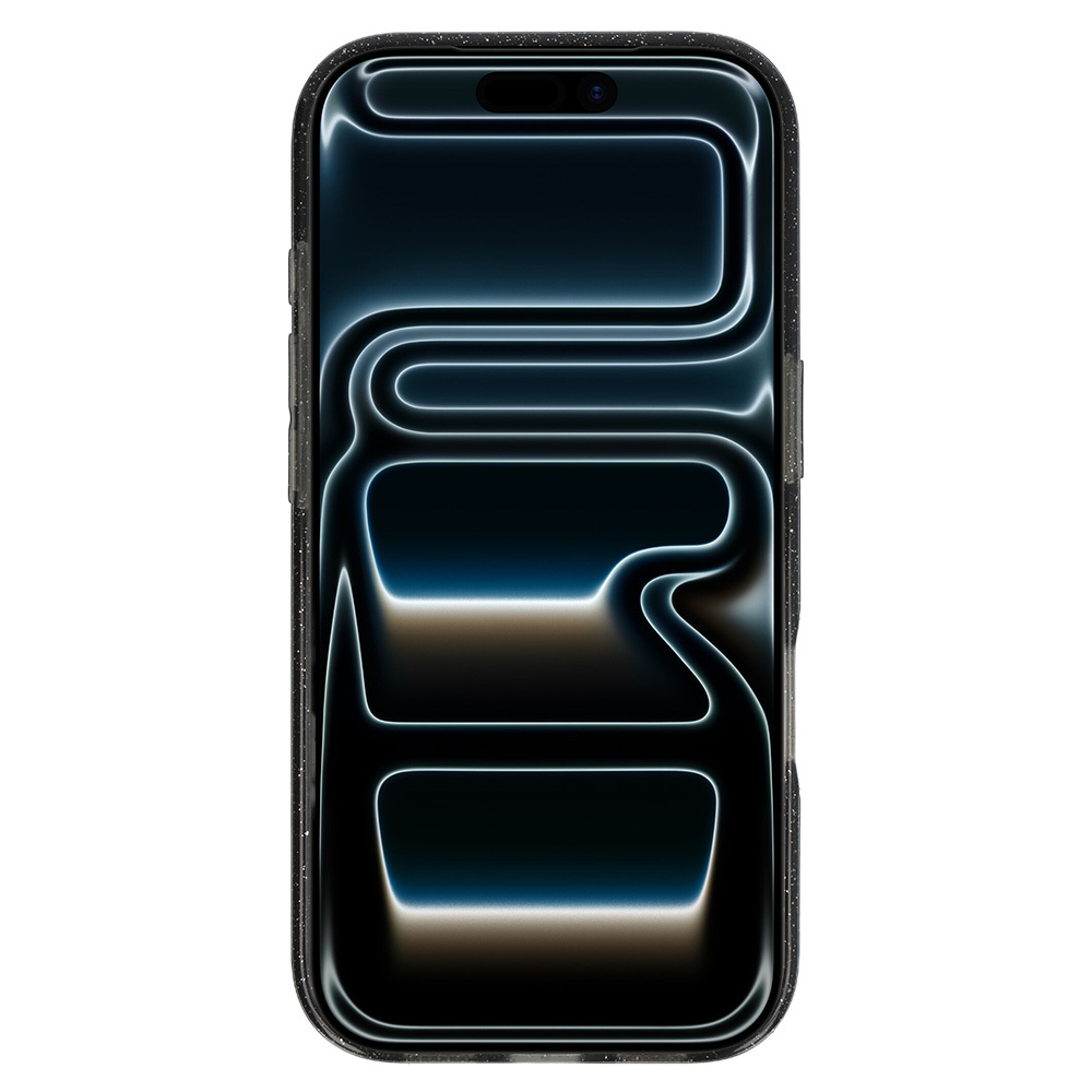 Glitter Magsafe Case for Iphone 17 Pro Max black clear