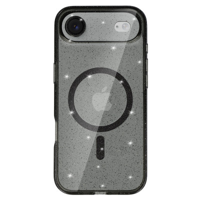 Glitter Magsafe Case for Iphone 17 Air black clear