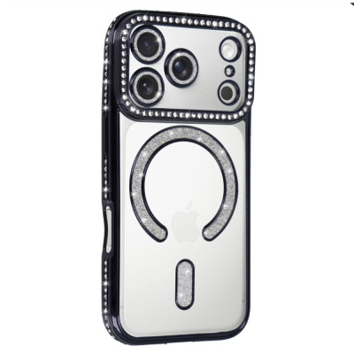 Bling Magsafe Case for Iphone 17 Pro black