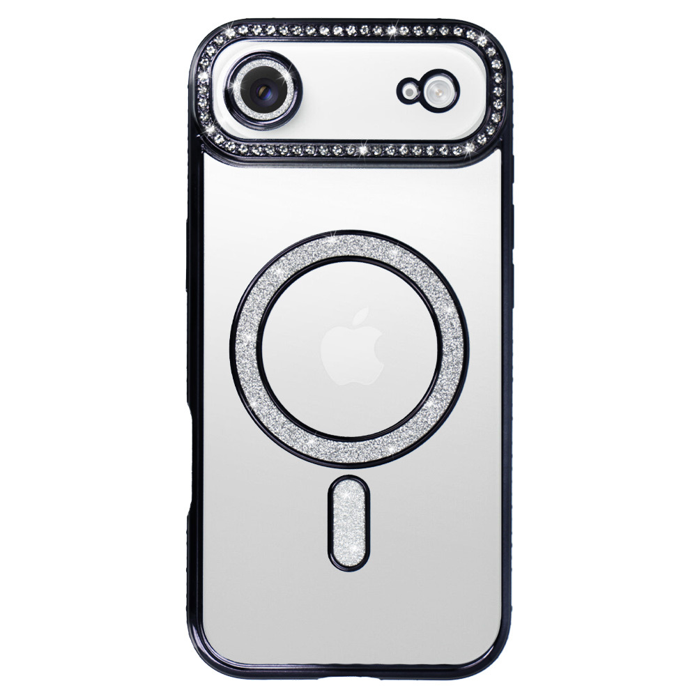 Bling Magsafe Case for Iphone 17 Air black