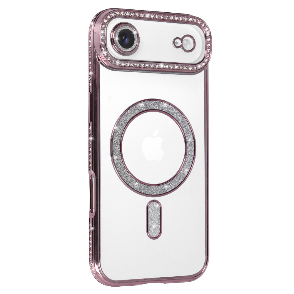 Bling Magsafe Case for Iphone 17 Air pink