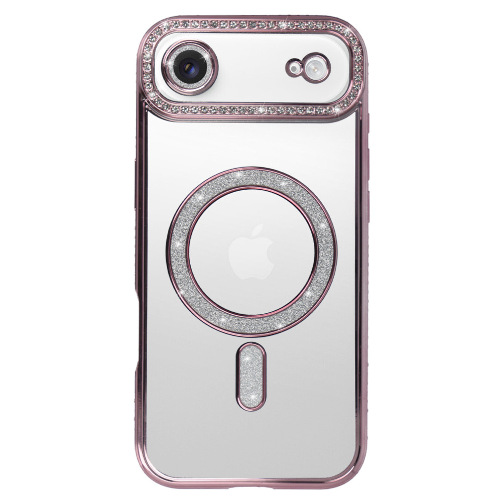 Bling Magsafe Case for Iphone 17 Air pink