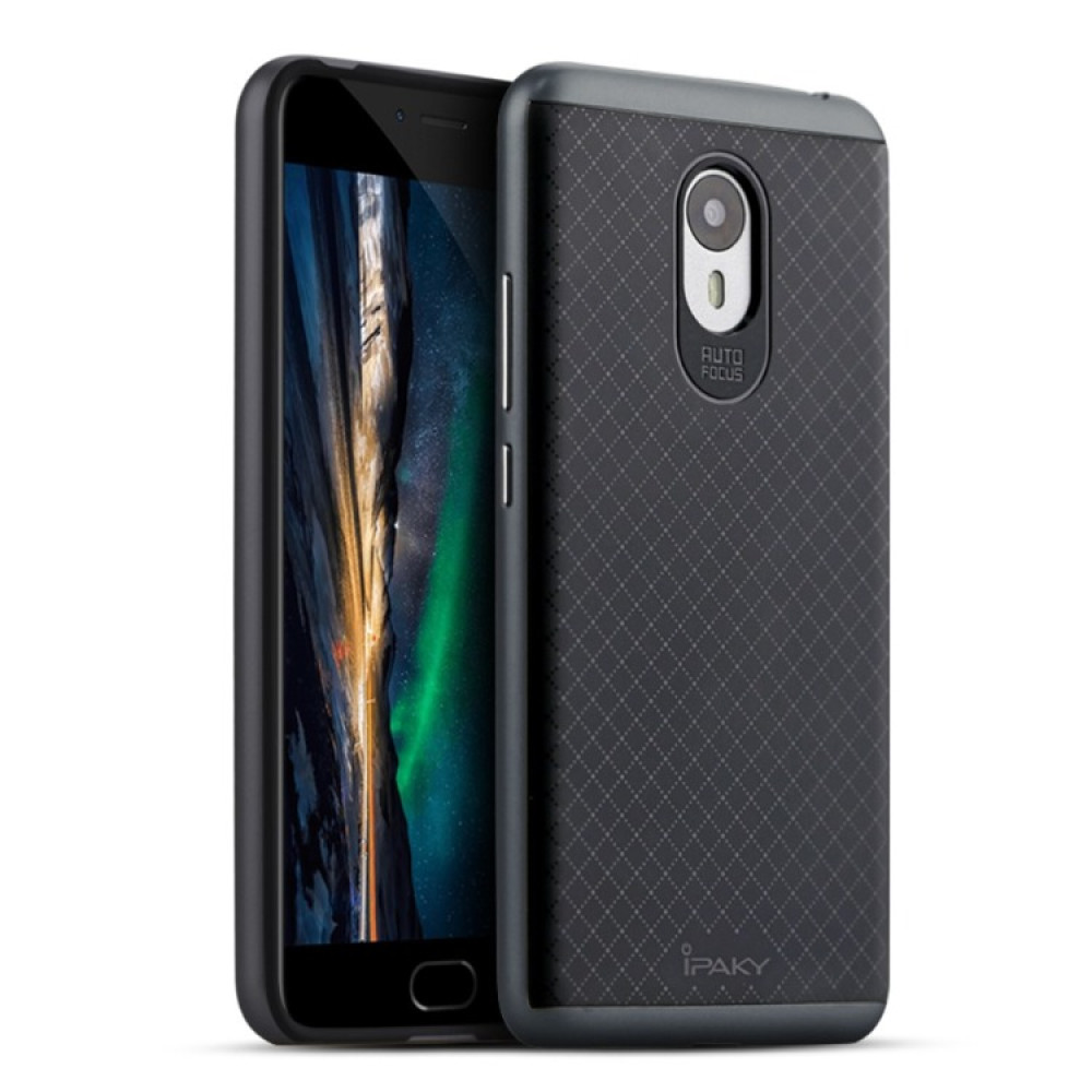 Ipaky Θήκη Hybrid Meizu M3 Note - Black/Grey (9453)