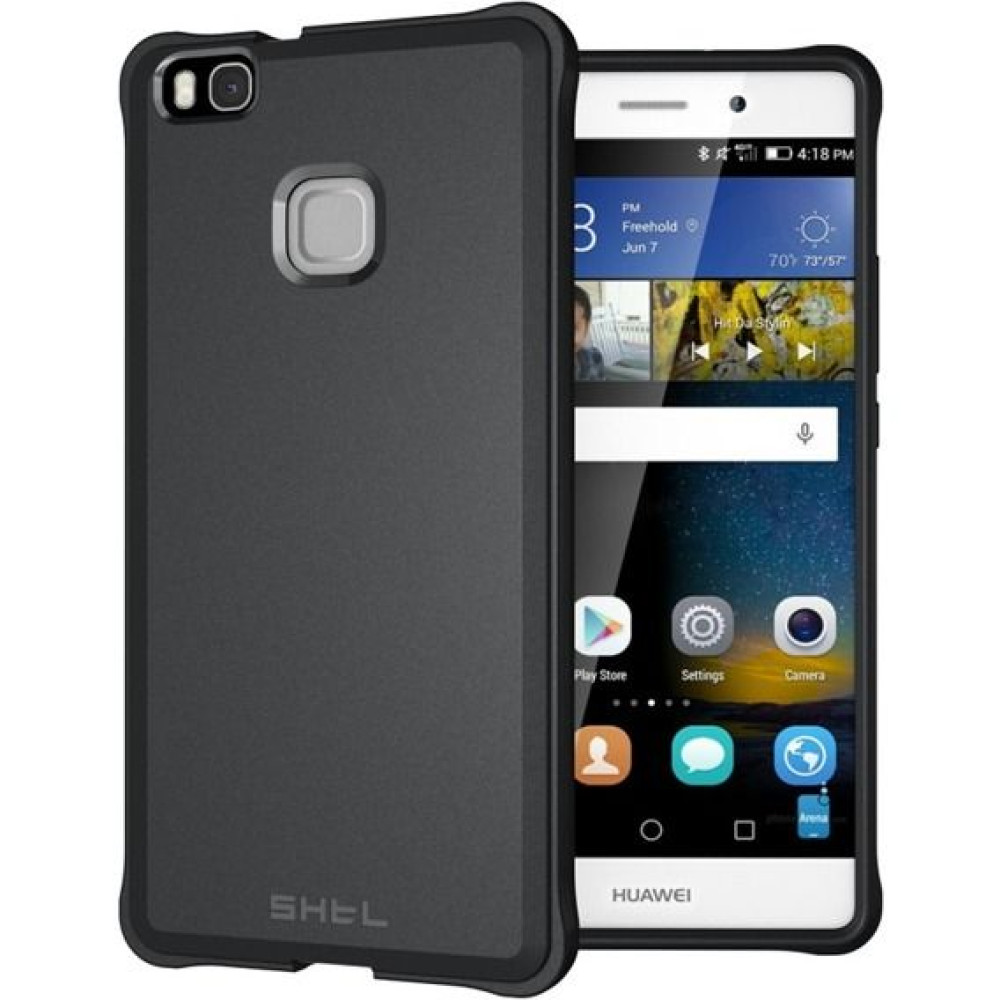 SHTL Θήκη TPU Carbon Huawei P9 Lite - Black (128237)