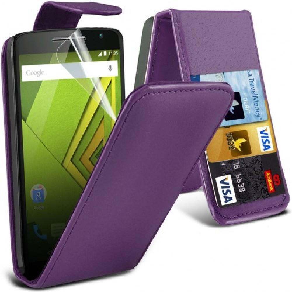 Flip Θήκη Vodafone Smart Ultra 7 - Μωβ (9687) - OEM