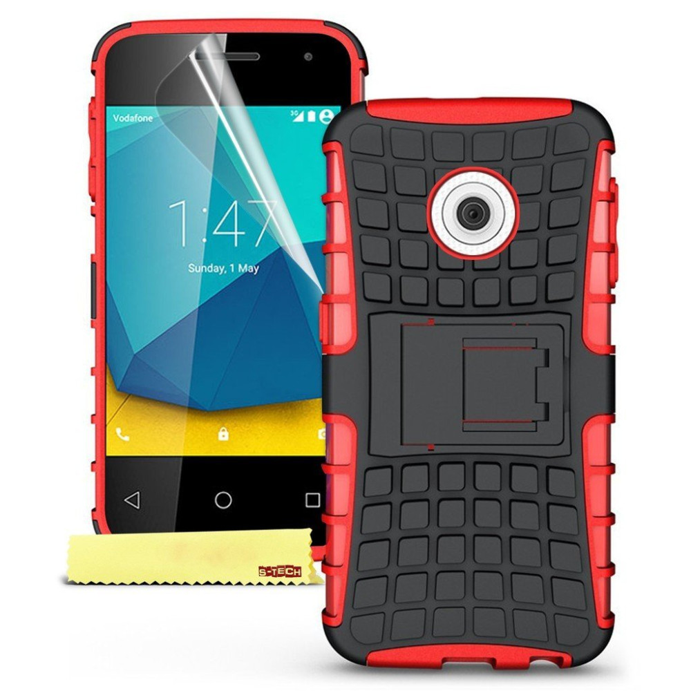 Ανθεκτική Θήκη Vodafone Smart First 7 - Κόκκινο (9689) - OEM