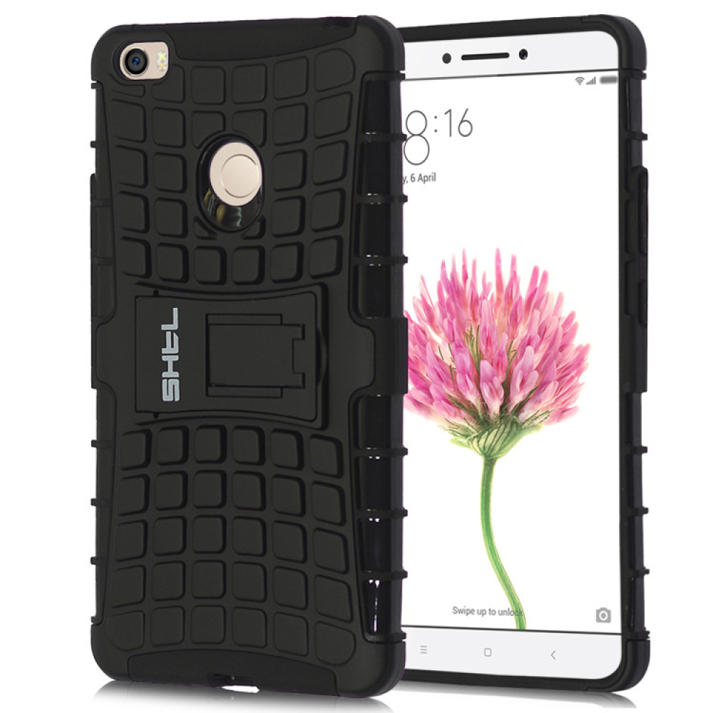 SHTL Ανθεκτική Θήκη Xiaomi Mi Max - Μαύρο (140624)