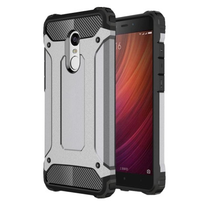 SHTL Ανθεκτική Θήκη Tech Armor Xiaomi Redmi Note 4 - Grey (139203)
