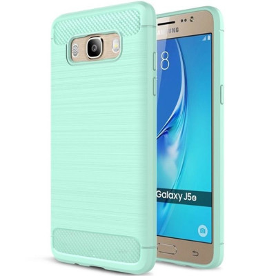 SHTL Θήκη TPU Carbon Samsung Galaxy J5 (2016) - Mint (140433)